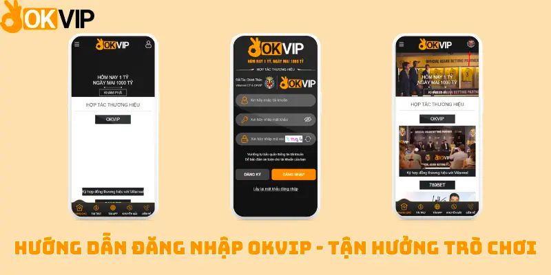 Chi tiết thao tác đăng nhập vào nhà cái Okvip