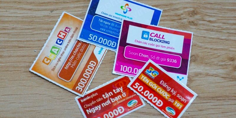 Chọn nạp tiền Okvip qua thẻ cào di động